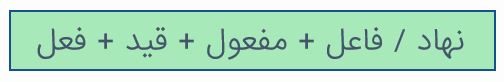 پیروی از دستور زبان فارسی